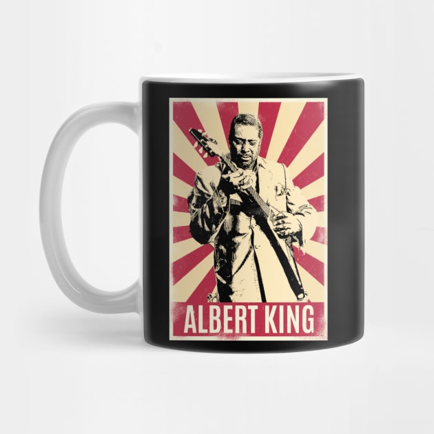 Retro Vintage Albert King by Play And Create